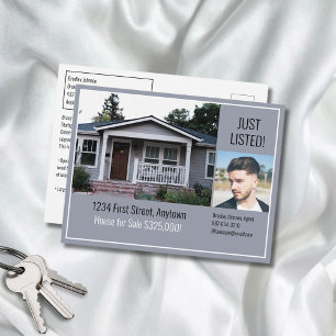 Real Estate Direct Mail Gray Postcard