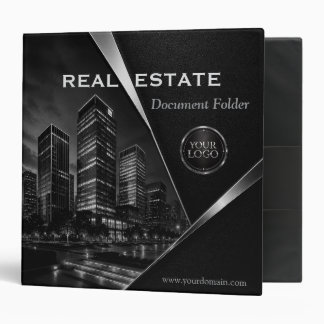 Real Estate Document Binder Customizable