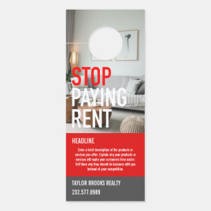 Real Estate Door Hanger