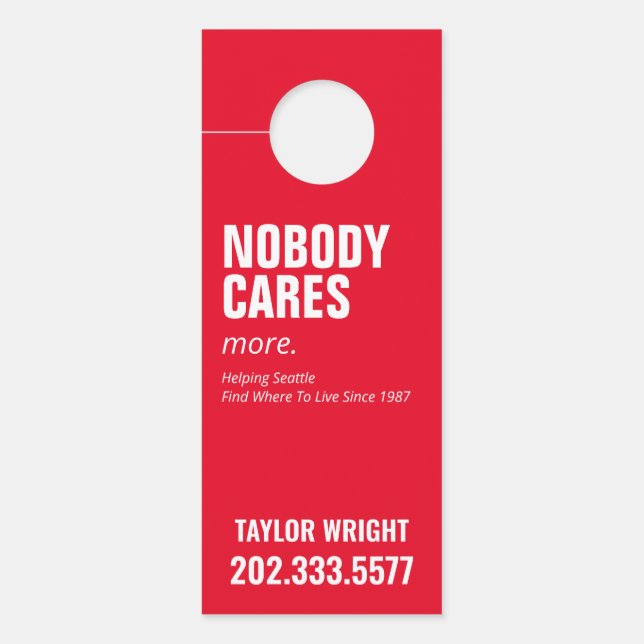 Real Estate Door Hanger (Front)