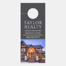 Real Estate Door Hanger