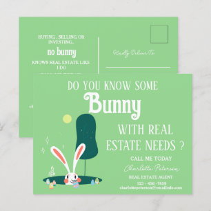 Real Estate Easter Marketing Farming  Holiday Postcard
