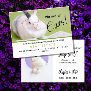 real estate easter referrals Announcement  Postcard