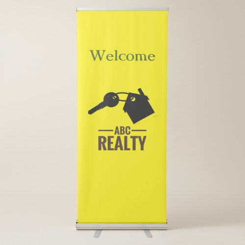 Real Estate Event Logo Retractable Banner