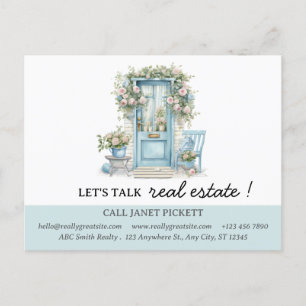 Real Estate Farming or Marketing Postcard