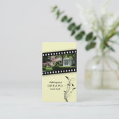 Real Estate Film House Business Card (Standing Front)