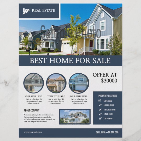 Real Estate Flyer | Zazzle.com