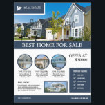 Real Estate  Flyer<br><div class="desc">Real Estate New Listing Flyer. Custom Photo Real Estate Listing Flyer</div>