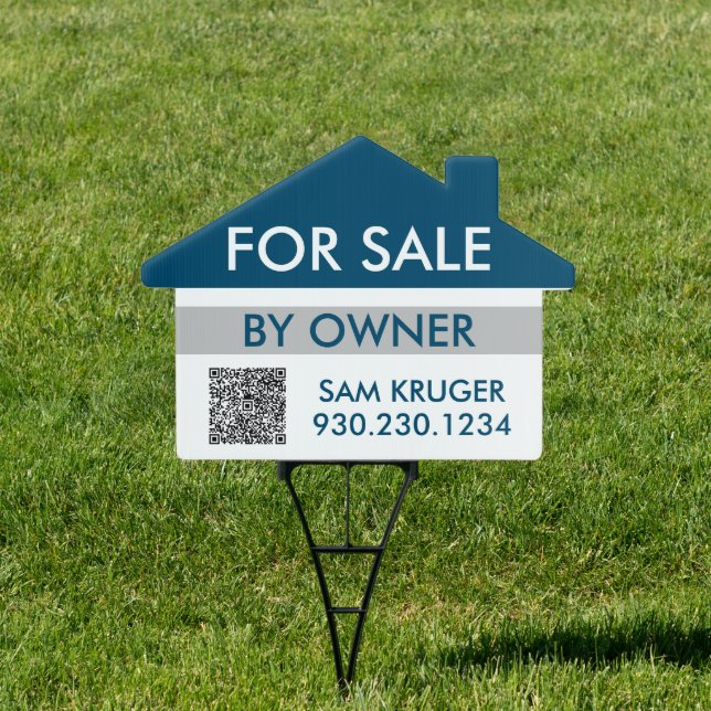 Real Estate For Sale By Owner Home Sale Sign (Insitu)
