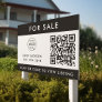 Real Estate | For Sale QR Code Listing Logo Yard Sign