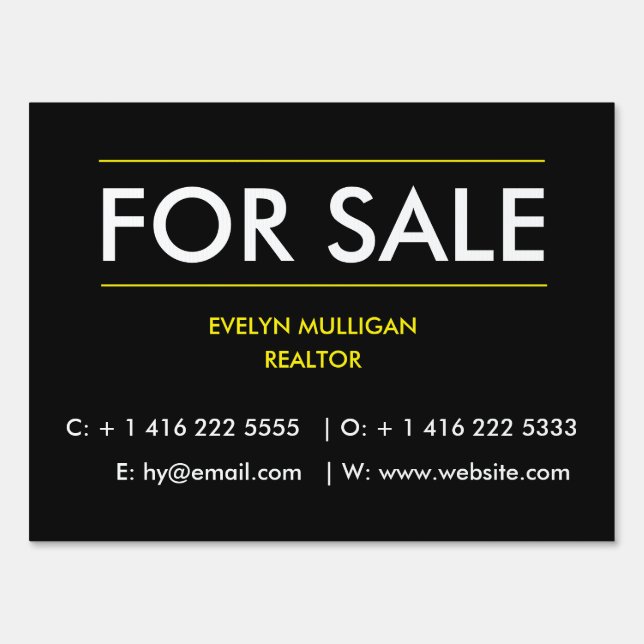 real estate for sale signs (Front)