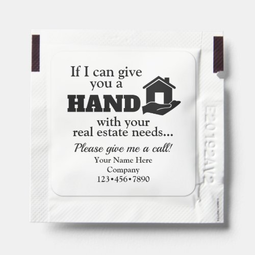Real Estate Hand Sanitizer Packet