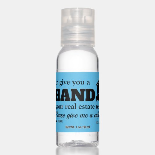 Real Estate Hand Sanitizer Travel Size Bottle