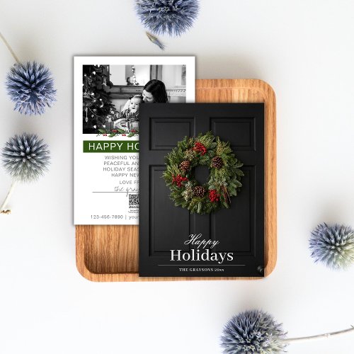 Real Estate Happy Holidays Card Template