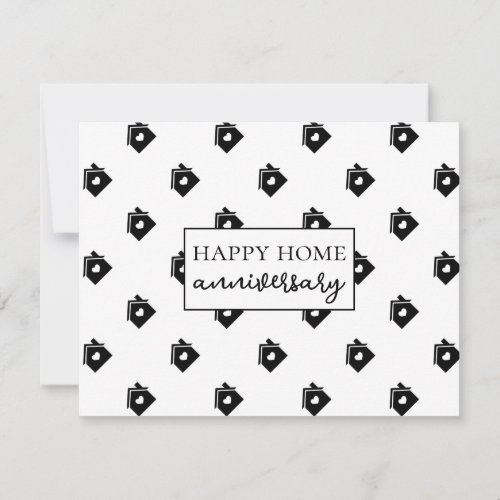 Real Estate Happy Home Anniversary Card