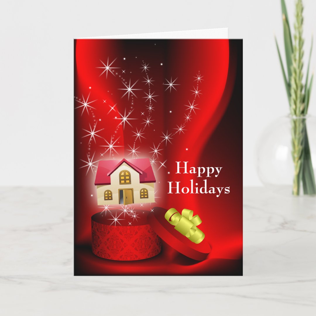 real estate Holiday Cards | Zazzle