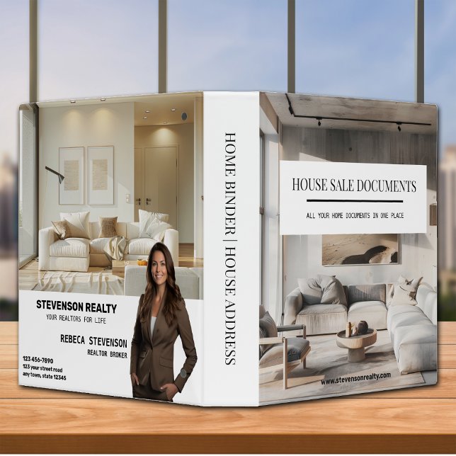 Real Estate Home Documents 3 Ring Binder (Creator Uploaded)