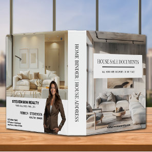 Real Estate Home Documents 3 Ring Binder