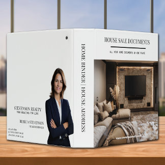 Real Estate Home Documents 3 Ring Binder