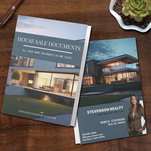 Real Estate Home Documents Pocket Folder (Creator Uploaded)