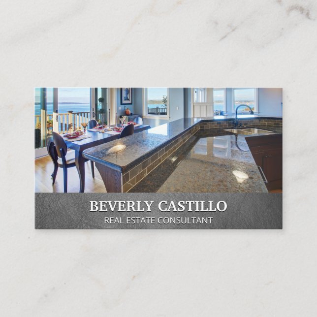 Real Estate | Home Interior Business Card (Front)