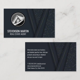 Real Estate Home Logo Business Card
