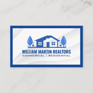 Real Estate Home Logo Business Card