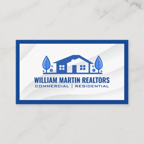 Real Estate Home Logo Business Card