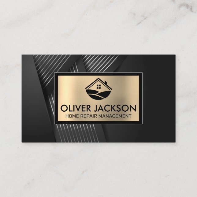 Real Estate Home Properties | Realtor Business Card (Front)