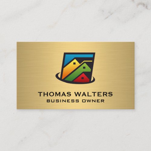 Real Estate Homes Business Card