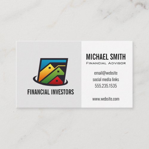 Real Estate Homes Business Card