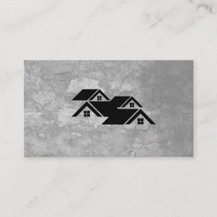 Real Estate Homes Grunge Business Card