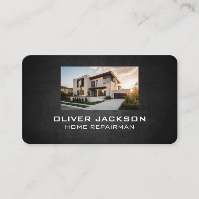 Real Estate Homes Luxury | Property Repairs Business Card (Front)