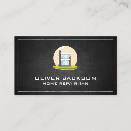Real Estate Homes  Modern House Business Card