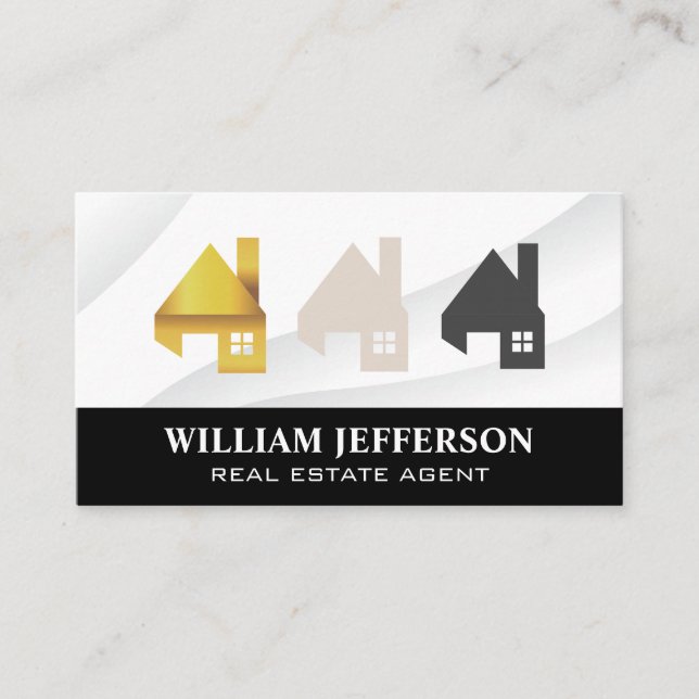 Real Estate Homes | Professional Business Card (Front)