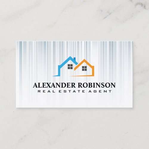 Real Estate Homes | Properties | White Collar Business Card