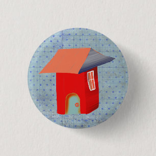 Real Estate Homes Sale and Rent Pinback Button