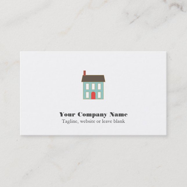 Real Estate House Business Card (Front)