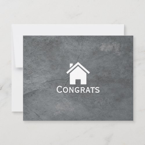 Real Estate House Congrats  Card