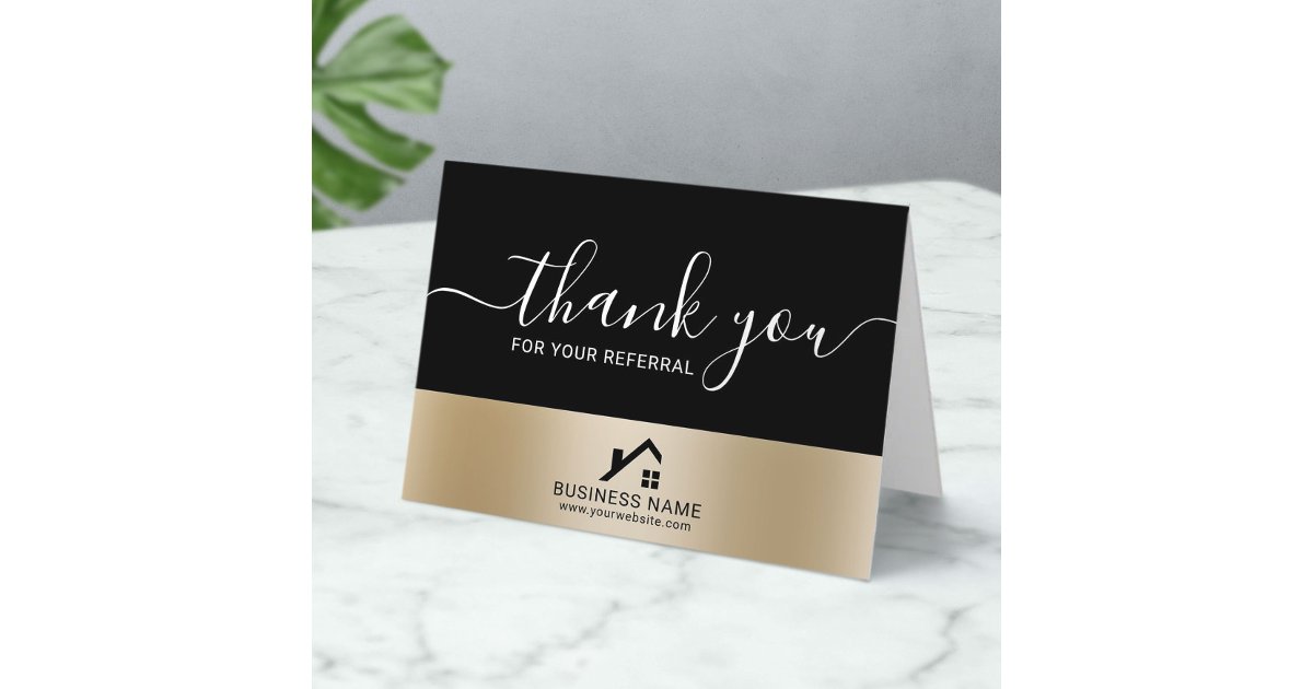 Dynamic Realtor Thank You Cards Abstract Digital Art