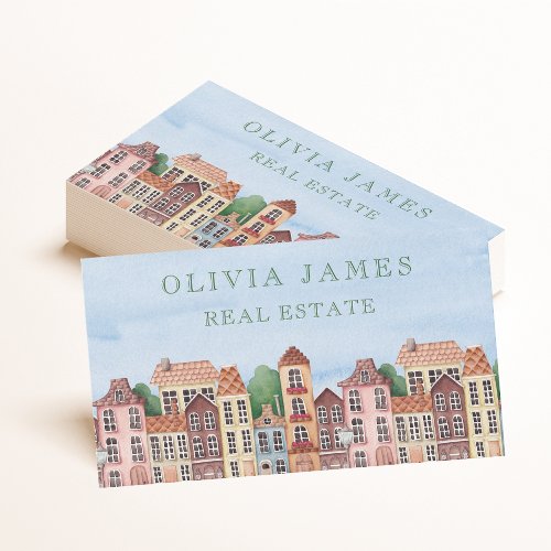 Real estate house renovation business card