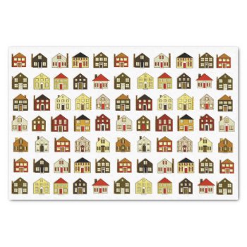 Real Estate Houses Tissue Paper by ebbies at Zazzle