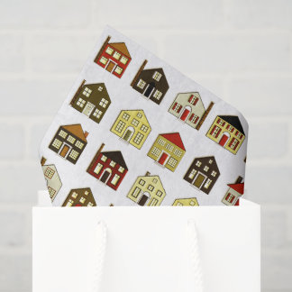 Real Estate Houses Tissue Paper