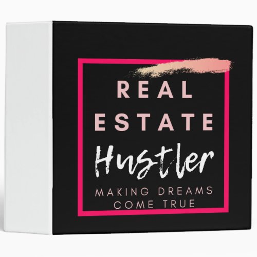 Real Estate Huster 3 Ring Binder