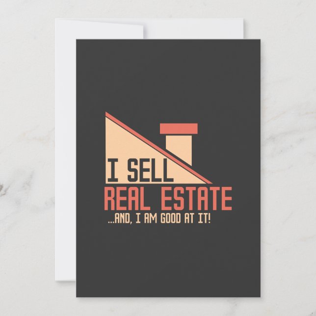 Real Estate - I Sell Real Estate Invitation (Front)