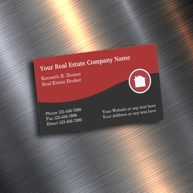 Real Estate Industry Theme Business Card Magnet (Creator Uploaded)