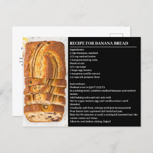 Real Estate Introduction with recipe Postcard
