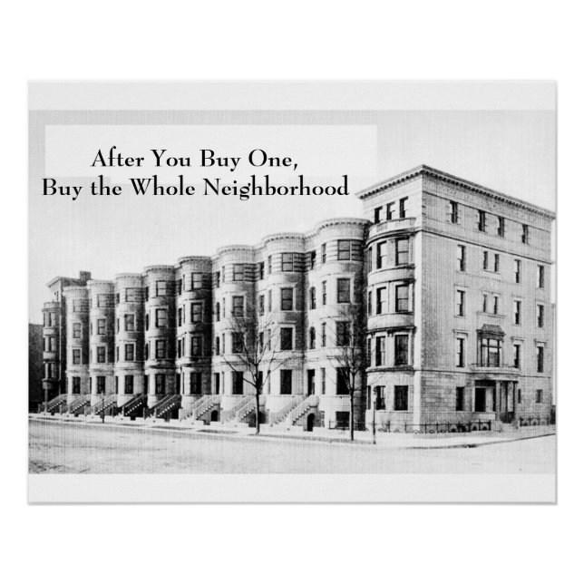 Real Estate Investment Print - The Neighborhood (Front)