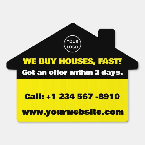 Real Estate Investor Business Sign _ We Buy Houses