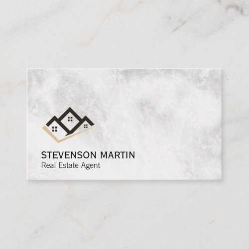 Real Estate Investor  Executive Marble Business Card